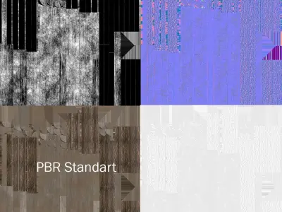 Wooden Logs Free low-poly 3D model