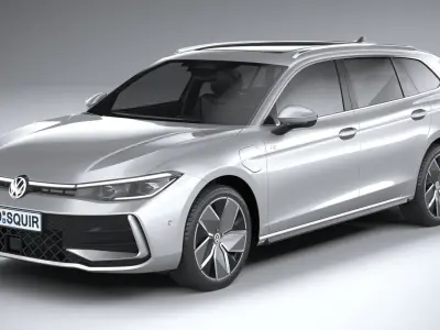 Volkswagen Passat Variant R 2024 3D model
