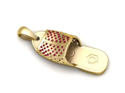 SLEEPER  DIAMOND PENDANT 3D PRINTABLE MODEL  3D print model