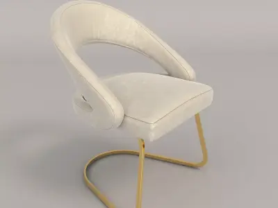 Modern Table and Chair Set 2 3D model