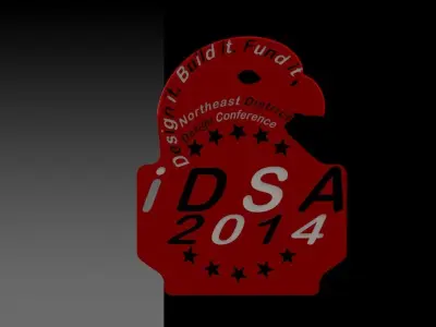 Eagle Pin Free 3D model