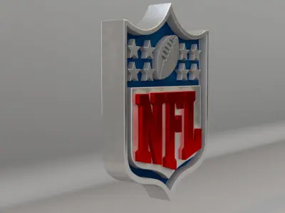 NFL Logo 3D model