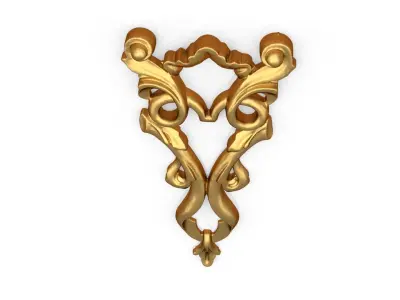 Classic decor ornament 129 3D model