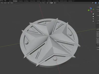 TwistedTemplar Logo  Free 3D model