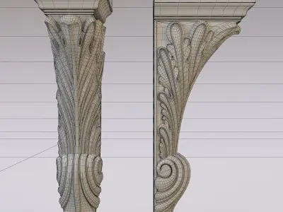 Corbel cnc 3D model