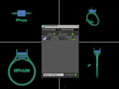 FASION RING 3D model 18