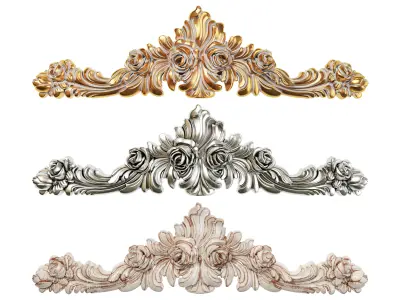 Classic carved 215 3D model