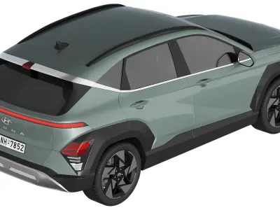 Hyundai Kona 2024 3D model