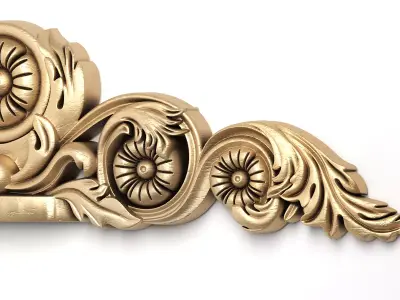 Carved decor 5 3D model