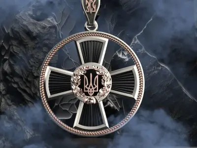 Ukranian Army Emblems 3D print model