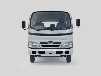 Toyota Dyna 1999 Minivan Low-poly 3D model