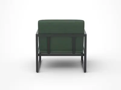 Morris Lounge Chair painted frame Low-poly 3D model