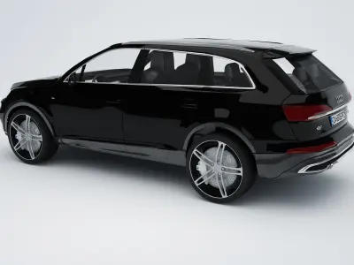  AudI Q7  2020 Low-poly 3D model