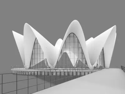 Oceanografic Valencia Felix Candela 3D model