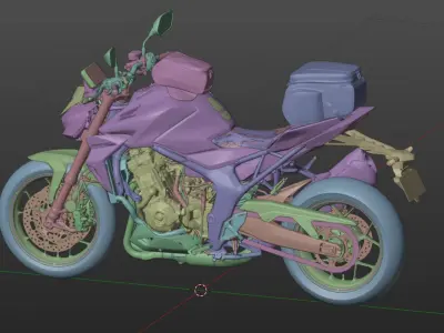 2024 Honda CB1000 Hornet 3D model