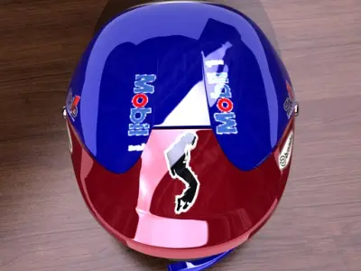 Rally helmet 3D model