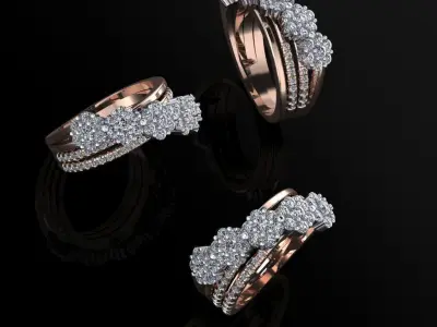 Women Ring 33 3D print model