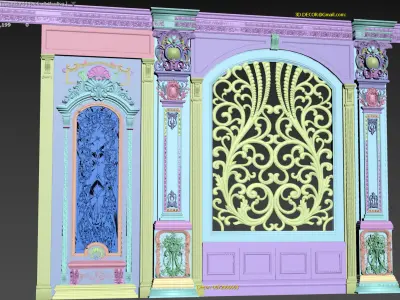 Classic Door Royal 3 3D model