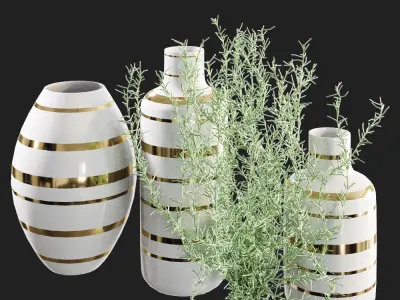 Decorative set  10 3D model