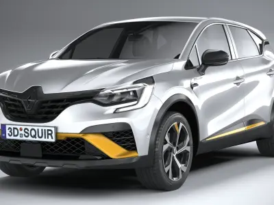 Renault Captur E-Tech 2023 3D model