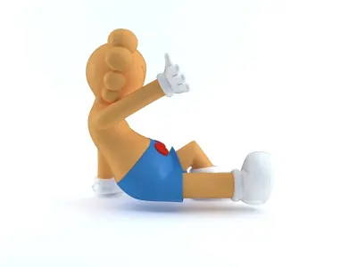 Kaws Break Dance 3D print model