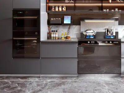 Luxury Kitchen Modern 3D model