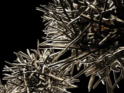 Panel Big Rock block stone n1 3D model