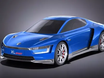 Volkswagen XL Sport 2015 VRAY 3D model