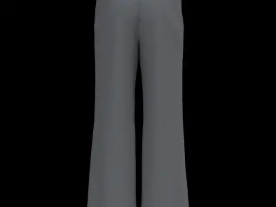 Male trouser Free 3D model