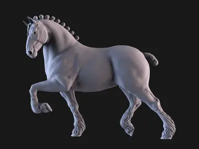 Horse 3D print model
