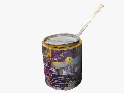 Paint Can 3D model