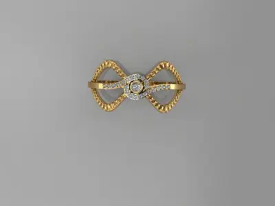 Gold Ring 3D print model