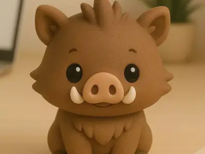 Boar - Kawaii Animals Collection 3D print model