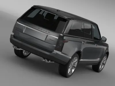 Range Rover SVAutobiography LWB L405 2016 3D model