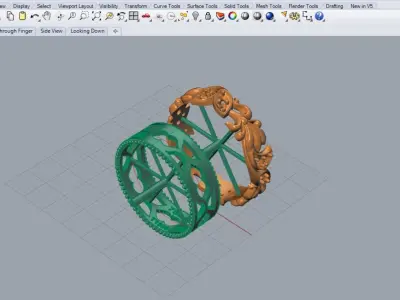 DREAMY RING 3D print model