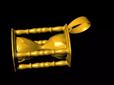 Aesthetic pendant charms - one inch pendant 3D print model