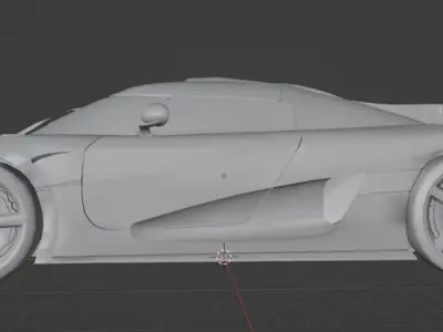 Koenigsegg Agera Model 3D Low-poly 3D model