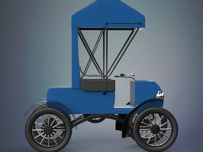 Vintage car 3D model