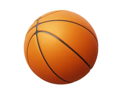 Basketball 3D model 6