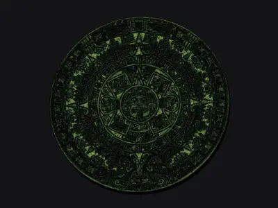 Aztec Calendar 3D print model