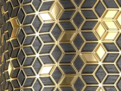  wall cover material gold tile Texture