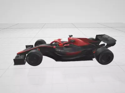 3d  f1 model Low-poly 3D model
