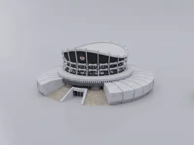 Nigeria National Theatre 3D model