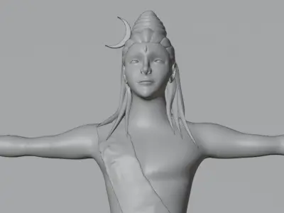 mahadev 3d modeling in blender Free 3D model