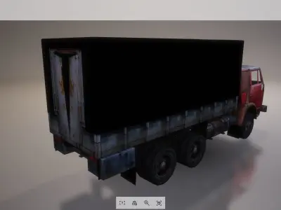 Vehicle - Truck 05 Low-poly 3D model