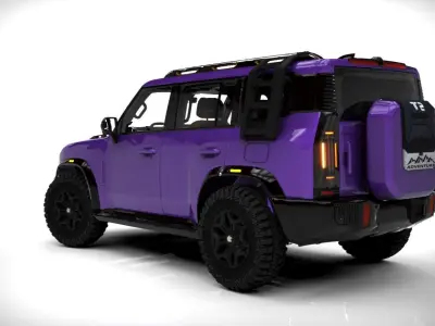 Chery Jetour T2 2024 With Interior 3D model