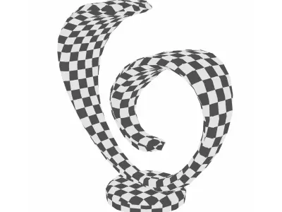 Abstract sculpture AS-005 3D model