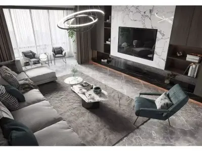 Modern Light Luxury Style 3D model