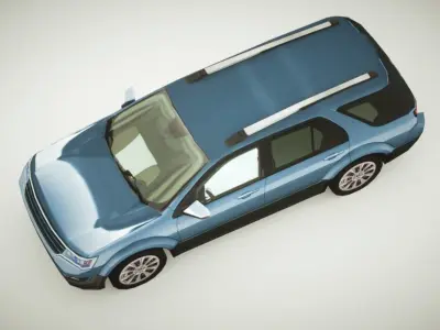 Generic Wagon v1 Low-poly 3D model