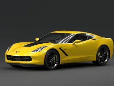 chevrolet corvette 3d  3D model